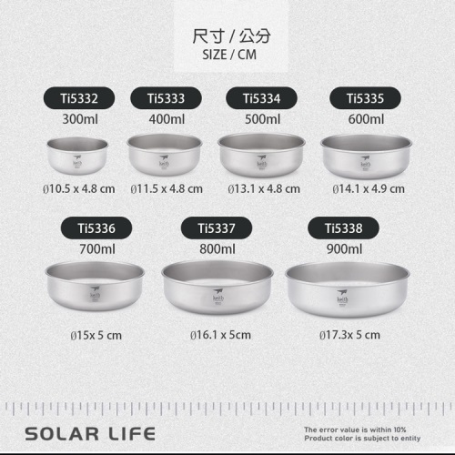 【Keith 鎧斯】Ti5333純鈦碗 常溫店取
