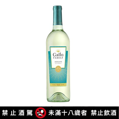 【美國嘉露】金牌慕斯卡白葡萄酒750ml